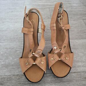 Jessica Simpson High Heel Open Toe Sandal